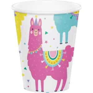 PC339582 Set 8 pahare carton petrecere Party Llama