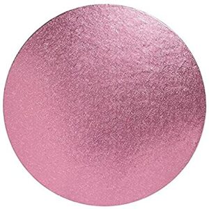 baby pink round drum cake board 1