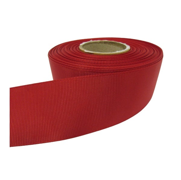 dark red grosgrain ribbon ribbed double sided