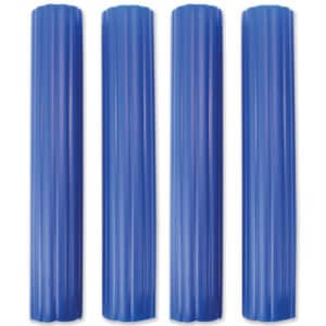 DR007 PME 6 Inch Blue Plastic Hollow Pillars Presentation Pillars and Dowels