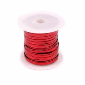 Sarma decorativa plata latime 3 mm 230714 ROSU