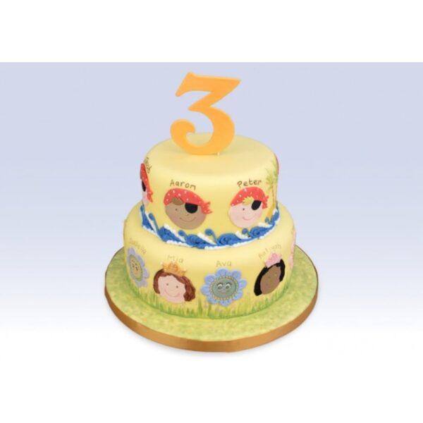 Set 3 Decupatoare fondant Fete amuzante 1