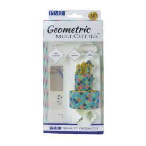 Set 3 decupatoare fondant Lanterna marocana geometrica