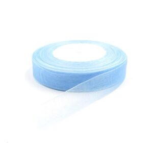 Banda organza 2cm bleu createur.ro