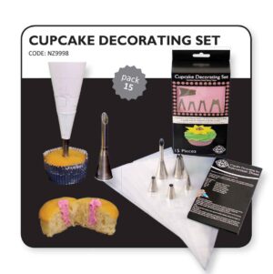 NZ9998 JEM Cupcake Decorating Must Haves Piping Essentials Piping Tubes