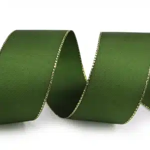 Panglică din tafta cu lurex, lățime 40 mm