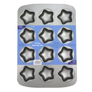 CSB121 1 2 PME Non Stick 12 Cup Mini Star Pan Bakeware Nonstick Novelty