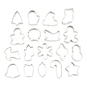 Set 18 decupatoare fondant forme biscuiti Holiday Wilton 1