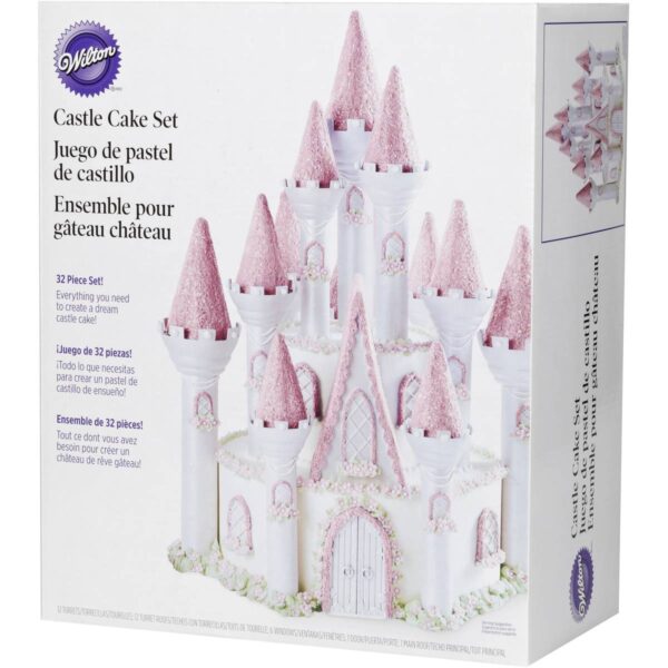 Set decorare tort castel romantic 32 buc Wilton 3