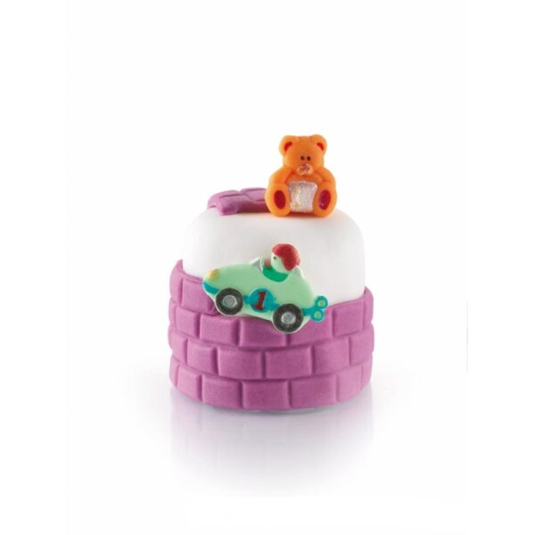 Set decupatoare fondant ursul si masina Silikomart 1