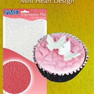 Impression Mat 02 PME Mini Heart Design Impression Mat Must Haves Everyday Equipment Impression Mats Seasonal Valentines