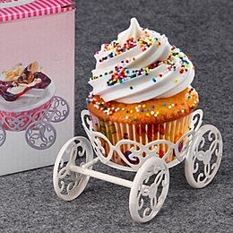 2 piece princess carriage cupcake stand holder for wedding birthday party supplies 1