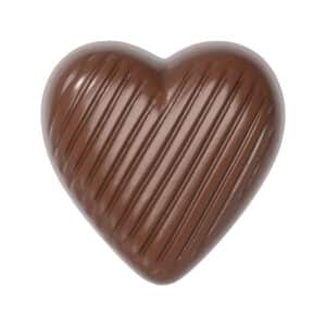 Matrita ciocolata inima cu dungi