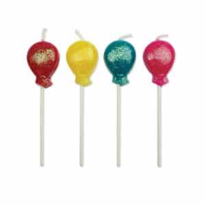 CA010 PME Balloon Candles Presentation Candles Seasonal Birthday Presentation Toppers