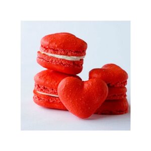 Covoras silicon pentru coacere macarons inima 3i