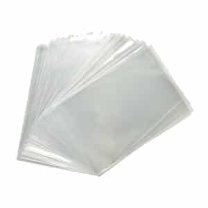 100Pcs transparent Food Packaging Bags Plastic Candy Cake Cookies Bags gifts Bags eraser clip organizer Stationery