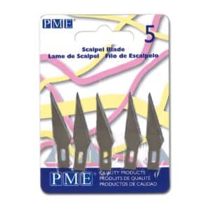 PME7S FRONT PME Spare Scalpel Blades for Sugar craft Knife Must Haves Everyday Equipment Knives Must Haves Modelling Tools