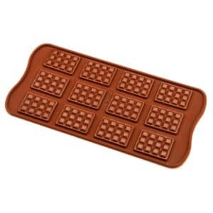 Matrita ciocolata mini bar silicon 12 cavitati Silikomart
