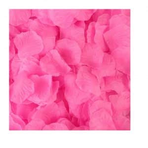 PTL 0001 set petale de flori artificiale nunta cocarde trandafiri trandafirasi roz dechis matase 1016x