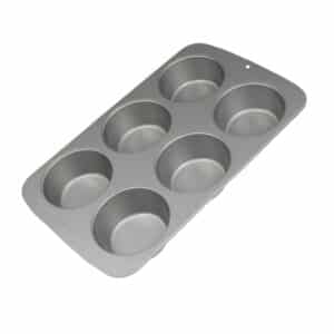 CSB109 SIDE PME Carbon Steel Non Stick 6 Large Cup Muffin Pan Bakeware Nonstick Cupcake