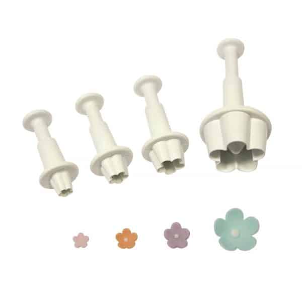 FB546 FB547 FB548 FB549 FB550 PME Blossom Forget Me Not Plunger Cutters Cutters Plungers Cutters Floral