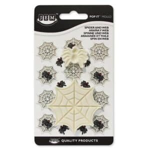 1102EP022 SPIDER WEB F1 JEM Pop It Spider Web Cutters Popits Cutters Seasonal Halloween Seasonal Halloween