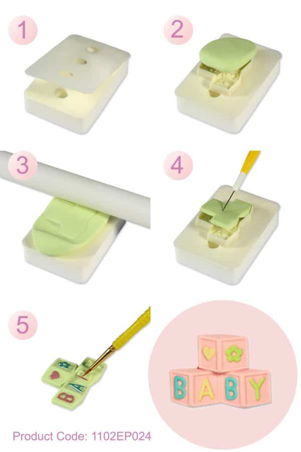 1102EP024 Baby Building Blocks Steps JEM JEM Pop It Building Blocks Set2 Cutters Popits