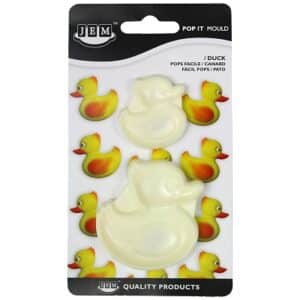 1102EP006 FRONT JEM Pop It Duck Shaped Mould for Cake Decorating Cutters Popits