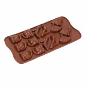 Matrita ciocolata Choco Fashion silicon 14 cavitati Silikomart