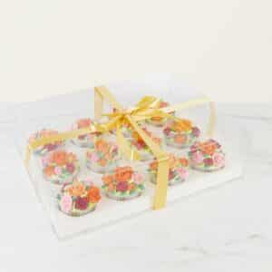 CCB701 Floral cupcakes