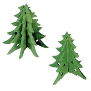 117CH021 2 JEM Small 3D Christmas Tree Cutters Cutters Seasonal Christmas Seasonal Christmas Cutters Novelty