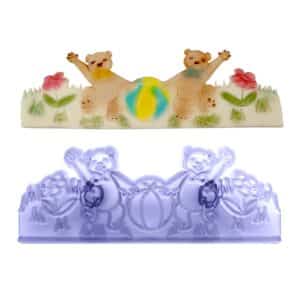 116BD028 TEDDY BORDER CUTTER SAMPLE JEM Teddy Border Cutter Cutters Novelty Cutters Seasonal Christening Baby Shower