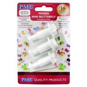 Set Decupatoare Fondant Forme Biscuiti Fluture Mini PME