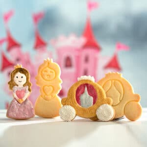 Set 2 decupatoare fondant forme biscuiti Printesa Decora 1