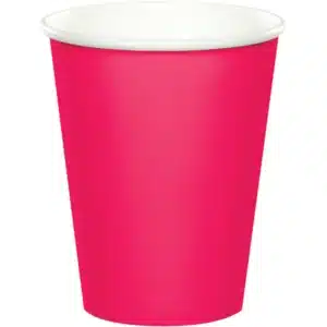 56177B pahare carton petrecere albastru Fuchsia