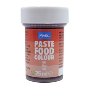 Colorant alimentar pasta Rosu 25g, PME PC1052