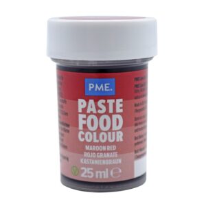 Colorant alimentar pasta Rosu maro 25g, PME PC1060