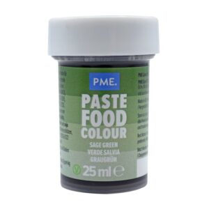Colorant alimentar pasta Verde salvie 25g, PME PC1058