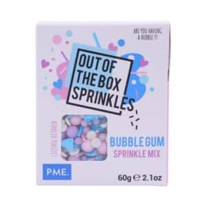 Decoratiuni mix din zahar Bubble Gum 60g, Out of the box Sprinkles, PME