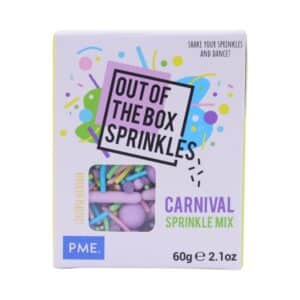 Decoratiuni mix din zahar Carnival 60g, Out of the box Sprinkles, PME