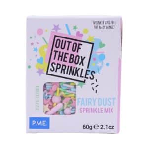Decoratiuni mix din zahar Fairy Dust 60g, Out of the box Sprinkles, PME
