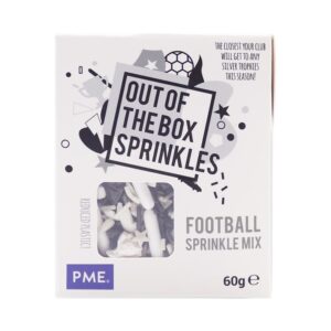 Decoratiuni mix din zahar Fotbal 60g, Out of the box Sprinkles, PME OTB07