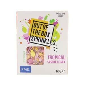 Decoratiuni mix din zahar Tropical 60g, Out of the box Sprinkles, PME OTB09