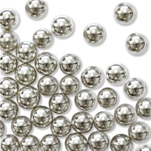 Perle din zahar argintii 8mm, 25g PME 2