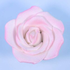 Trandafir din pasta de zahar alb 9cm, PME 1