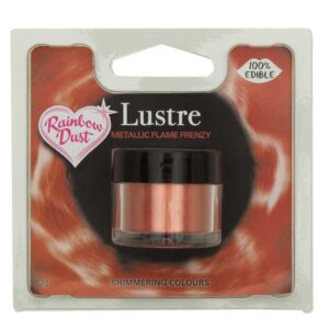 Colorant alimentar pudra lustru metalic Flame Frenzy 3g, Rainbow Dust 1