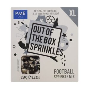 Decoratiuni mix din zahar Fotbal XL 250g, Out of the box Sprinkles, PME OTBXL07