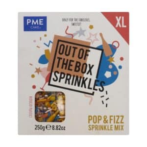 Decoratiuni mix din zahar POP & FIZZ, XL 250g, Out of the box Sprinkles, PME