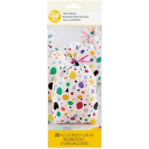 Set 20 pungi pentru biscuit, bomboane Max Dots Triangle, Wilton