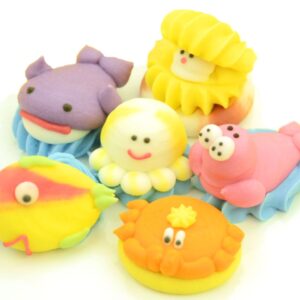 Set 6 figurine animale de mare din zahar, Cake Masters